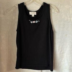 Annex sleeveless knit tank top